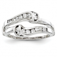 Picture of 14k White Gold A Diamond guard