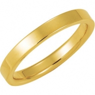 Picture of 14K Yellow Gold Flat Comfort Fit Band