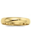 10K Yellow Gold Light Half Round Band