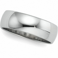 Picture of Platinum 02.00 MM Light Half Round Band