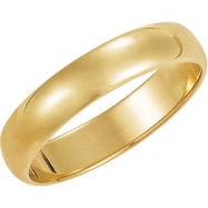 Picture of 14K Yellow Gold Light Half Round Band