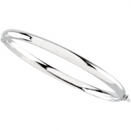 Picture of 14K White Gold Bangle Bracelet