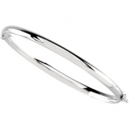 Picture of 14K White Gold Bangle Bracelet