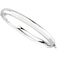 Picture of 14K White Gold Bangle Bracelet