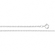 Picture of 14K White 7 INCH Rope Chain