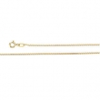 14K Yellow 7 INCH Solid Box Chain