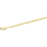 Picture of 14K Yellow 7 INCH Solid Curb Chain