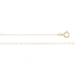 14K Yellow 18 INCH Lasered Titan Gold Curb Chain