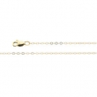 14K Yellow 18 INCH Lasered Titan Gold Cable Chain