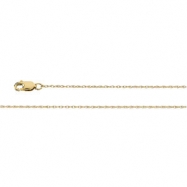 Picture of 14K Yellow 7 INCH Lasered Titan Gold Rope Chain