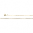 14K Yellow 16 INCH Lasered Titan Gold Rope Chain