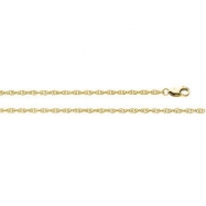 Picture of 14K Yellow 20 INCH Lasered Titan Gold Rope Chain