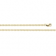 14K Yellow 20 INCH Lasered Titan Gold Rope Chain