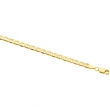 14K Yellow 7 INCH Solid Anchor Chain