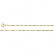 14K Yellow 7 INCH Singapore Chain