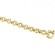 Picture of 14K Yellow 7 INCH Hollow Rolo Chain