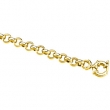 14K Yellow 18 INCH Hollow Rolo Chain