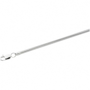 Picture of Sterling Silver 20 INCH ROUND Solid Round Snake Chain