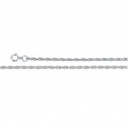 Picture of 14K White 7 INCH Rope Chain