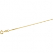 14K Yellow 7 INCH Solid Box Chain