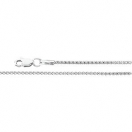 Picture of 14K White Gold 16 Inch Popcorn Chain