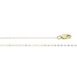 14K Yellow 16 INCH Lasered Titan Gold Curb Chain