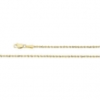 14K Yellow 7 INCH 1.0 MM DIAMOND CUT ROPE CHAIN (REPLACING CH510) 1.3 Mm Diamond Cut Rope Chain