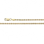 Picture of 14K Yellow 7 INCH 02.50 ROPE CHAIN (REPLACING CH507) 02.50 Mm Rope Chain