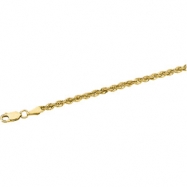 Picture of 14K Yellow 7 INCH03.00 ROPE CHAIN (REPLACING CH508) 03.00 Mm Rope Chain