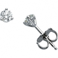 Picture of PAIR I2 Ij Diamond Stud Earrings  Diamond quality A (I2 clarity I-J color)