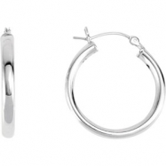 Picture of Sterling Silver Pair Hoop Earring