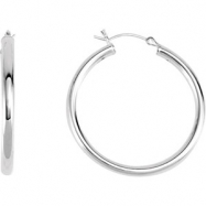 Picture of Sterling Silver Pair Hoop Earring