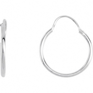 Picture of Sterling Silver Pair Hoop Earring