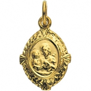 Picture of 14K Yellow Gold St. Joseph Medal