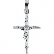 Picture of 14K White Gold Crucifix Pendant