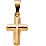 Picture of 14K Yellow Gold Cross Pendant