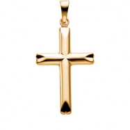 Picture of 14K Yellow Gold Cross Pendant