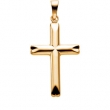 14K Yellow Gold Cross Pendant