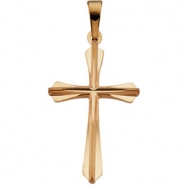 Picture of 14K Yellow Gold Cross Pendant