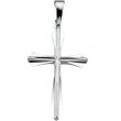 14K White Gold R16033.14kw.24.00x.p.cross Pendant