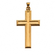 Picture of 14K Yellow Gold Large Cross Pendant