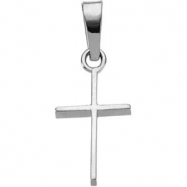 Picture of 14K White Gold Cross Pendant