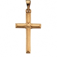 Picture of 14K Yellow Gold Cross Pendant