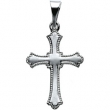 Platinum Cross Pendant