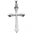 Platinum Cross Pendant