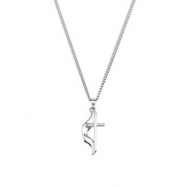 Picture of Sterling Silver Methodist Cross Necklace