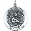 14K Yellow 15.00 MM St. Martin De Porres Medal