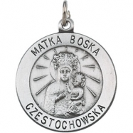 Picture of 14K Yellow 15.00 MM Matka Boska Medal