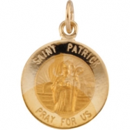 Picture of 14K Yellow 12.00 MM St. Patrick Medal