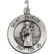 Picture of Sterling Silver 15.00 MM St. Patrick Medal